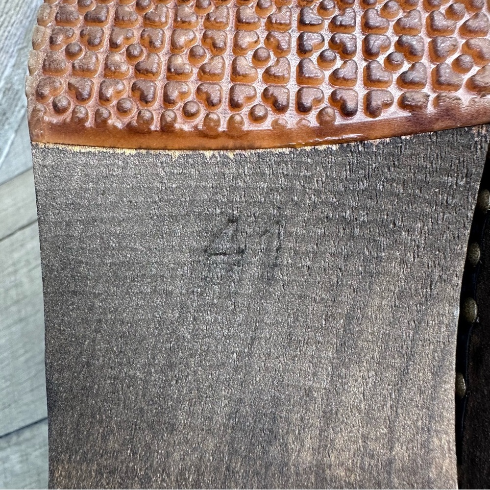 Sandgrens Athens studded clog mule Black Size‎ 41 10-10.5 Us - Picture 9 of 10